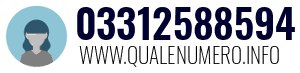 Numero di telefono 03312588594 03312588594