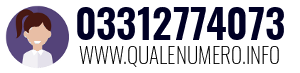 Numero di telefono 03312774073 03312774073