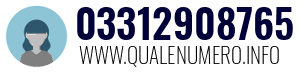 Numero di telefono 03312908765 03312908765