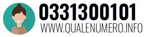 Numero di telefono 0331300101 0331300101
