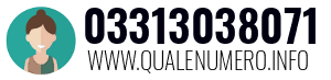 Numero di telefono 03313038071 03313038071