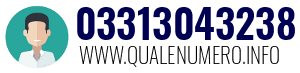 Numero di telefono 03313043238 03313043238