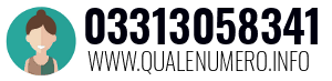 Numero di telefono 03313058341 03313058341