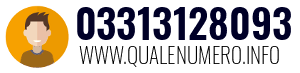 Numero di telefono 03313128093 03313128093