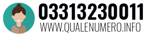Numero di telefono 03313230011 03313230011