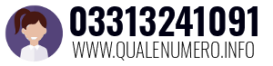 Numero di telefono 03313241091 03313241091