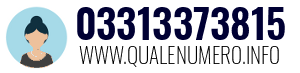 Numero di telefono 03313373815 03313373815