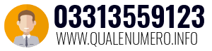 Numero di telefono 03313559123 03313559123