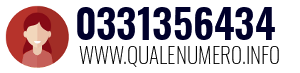 Numero di telefono 0331356434 0331356434