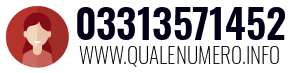 Numero di telefono 03313571452 03313571452