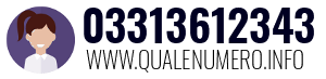 Numero di telefono 03313612343 03313612343