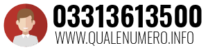 Numero di telefono 03313613500 03313613500