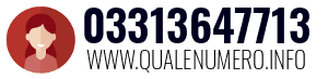 Numero di telefono 03313647713 03313647713