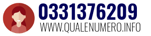 Numero di telefono 0331376209 0331376209