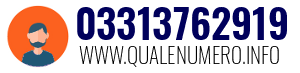 Numero di telefono 03313762919 03313762919
