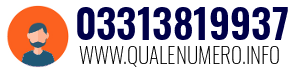 Numero di telefono 03313819937 03313819937