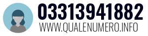 Numero di telefono 03313941882 03313941882