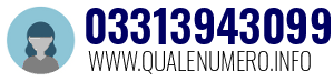 Numero di telefono 03313943099 03313943099