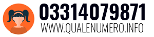 Numero di telefono 03314079871 03314079871