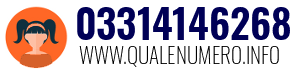 Numero di telefono 03314146268 03314146268