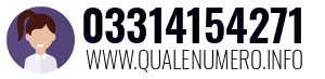 Numero di telefono 03314154271 03314154271