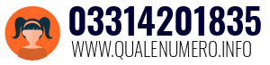 Numero di telefono 03314201835 03314201835
