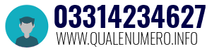 Numero di telefono 03314234627 03314234627