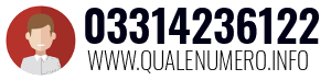 Numero di telefono 03314236122 03314236122