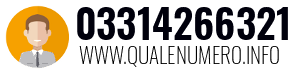 Numero di telefono 03314266321 03314266321