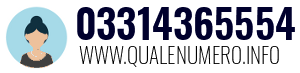 Numero di telefono 03314365554 03314365554