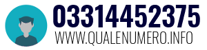 Numero di telefono 03314452375 03314452375