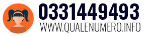 Numero di telefono 0331449493 0331449493
