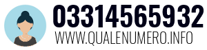 Numero di telefono 03314565932 03314565932