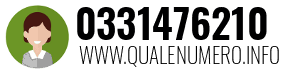 Numero di telefono 0331476210 0331476210