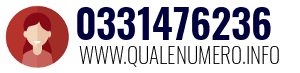 Numero di telefono 0331476236 0331476236