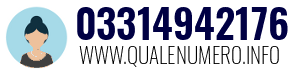 Numero di telefono 03314942176 03314942176