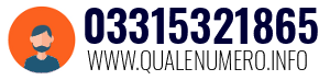Numero di telefono 03315321865 03315321865