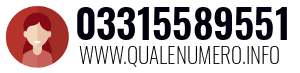 Numero di telefono 03315589551 03315589551