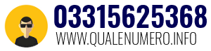 Numero di telefono 03315625368 03315625368