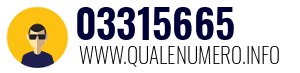 Numero di telefono 03315665 03315665