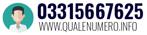 Numero di telefono 03315667625 03315667625