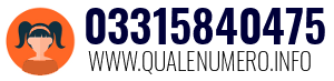 Numero di telefono 03315840475 03315840475