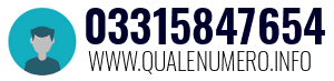 Numero di telefono 03315847654 03315847654
