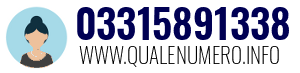 Numero di telefono 03315891338 03315891338