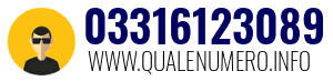 Numero di telefono 03316123089 03316123089