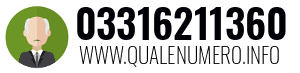 Numero di telefono 03316211360 03316211360