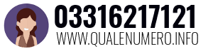 Numero di telefono 03316217121 03316217121