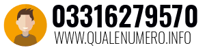 Numero di telefono 03316279570 03316279570