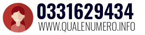 Numero di telefono 0331629434 0331629434
