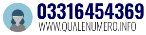 Numero di telefono 03316454369 03316454369